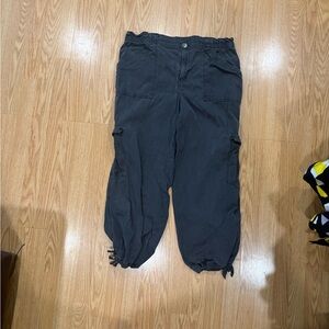 Maurices Dark Gray Straight Leg Utility Pants